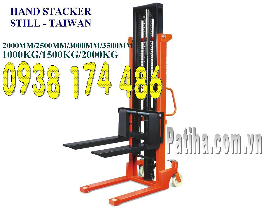 Xe nâng tay cao 1,5 tấn cao 2,5 mét (1500KG cao 2500MM)
